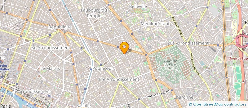 localisation de l'entreprise MONSIEUR MICHAEL CIVET  PARIS