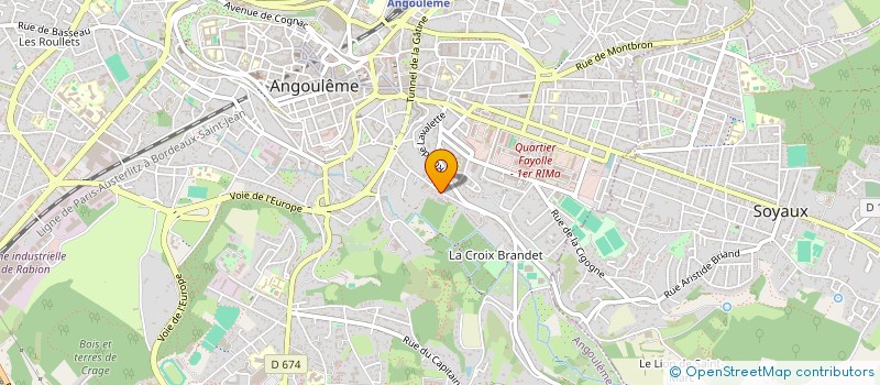 localisation de l'entreprise MONSIEUR MICHAEL CLAIRMONT à ANGOULEME