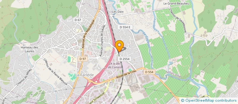 localisation de l'entreprise MONSIEUR MICHAEL CLEMENT  LA FARLEDE