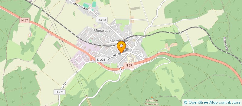 localisation de l'entreprise MONSIEUR MICHAEL CLERGET  MAMIROLLE