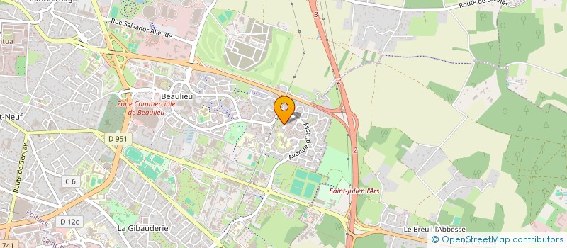 localisation de l'entreprise MONSIEUR MICHAEL COLE  POITIERS