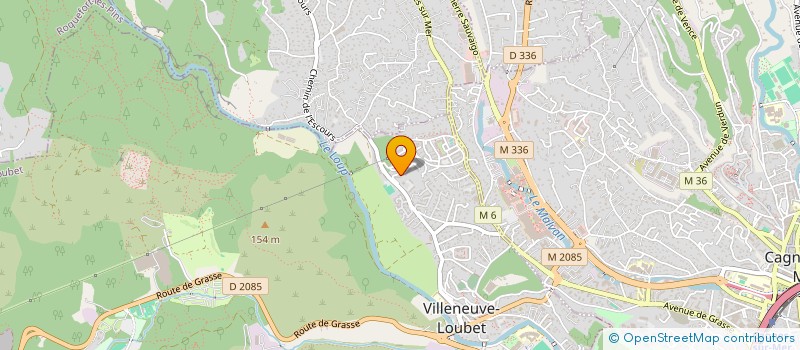 localisation de l'entreprise MONSIEUR MICHAEL CONQUET  VILLENEUVE-LOUBET