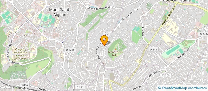 localisation de l'entreprise MONSIEUR MICHAEL COOPER à BOIS-GUILLAUME