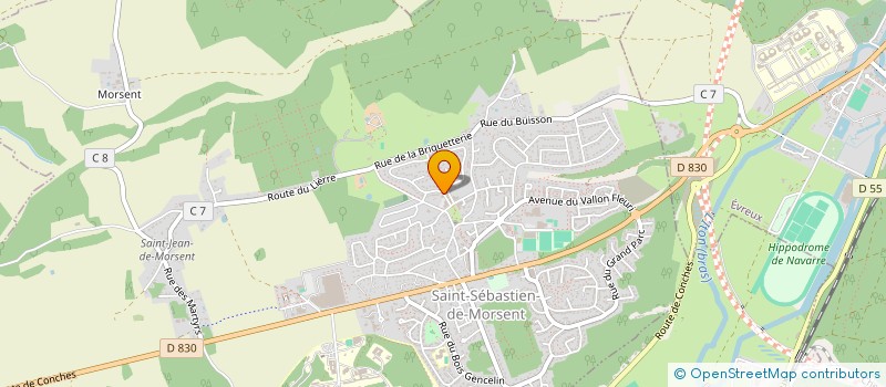 localisation de l'entreprise MONSIEUR MICHAEL CORNAIRE  SAINT-SEBASTIEN-DE-MORSENT