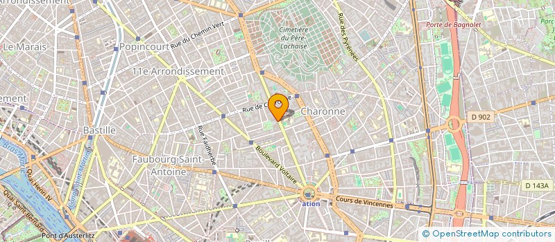 localisation de l'entreprise MONSIEUR MICHAEL COTE  PARIS