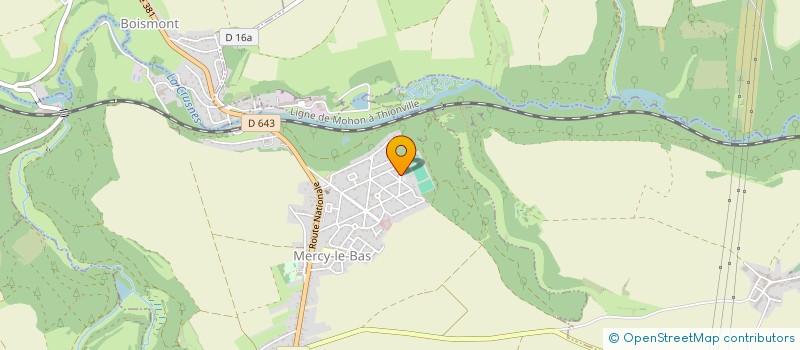 localisation de l'entreprise MONSIEUR MICHAEL COTINAUT  MERCY-LE-BAS