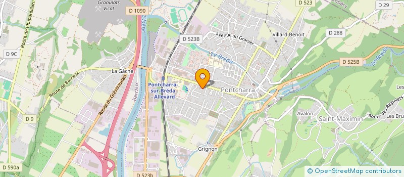 localisation de l'entreprise MONSIEUR MICHAEL COTTITTO  PONTCHARRA