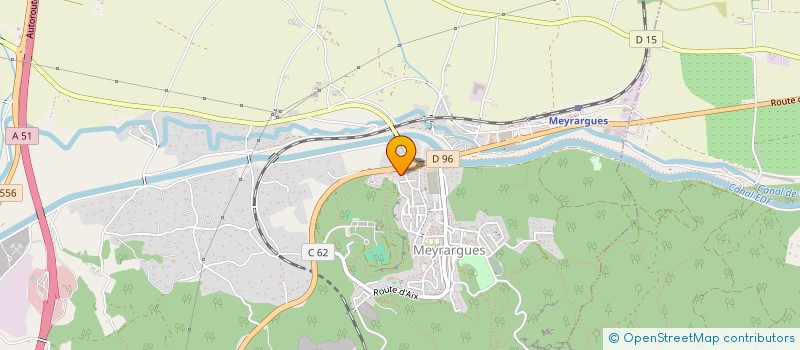 localisation de l'entreprise MONSIEUR MICHAEL COULAUX  MEYRARGUES