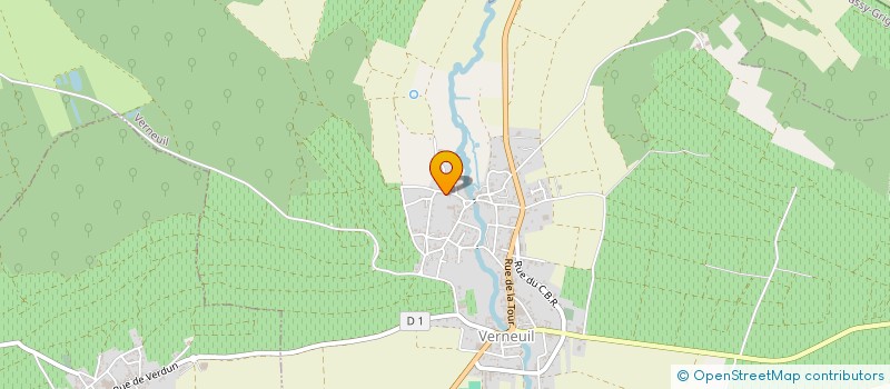 localisation de l'entreprise MONSIEUR MICHAEL COURTEAUX  VERNEUIL