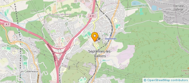 localisation de l'entreprise MONSIEUR MICHAEL COURTOIS à SEPTEMES-LES-VALLONS