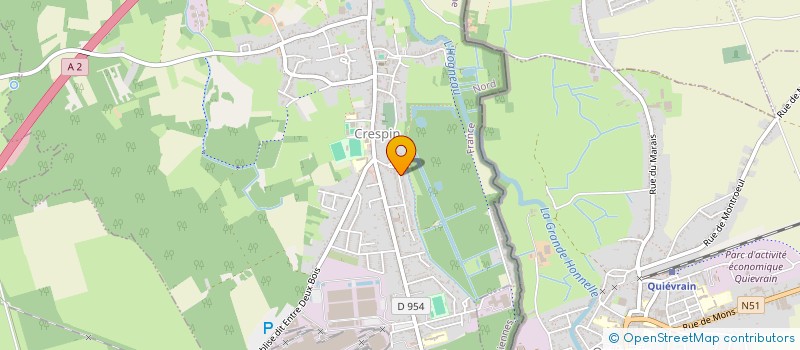 localisation de l'entreprise MONSIEUR MICHAEL COUVELAERE  CRESPIN