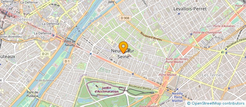 localisation de l'entreprise MONSIEUR MICHAEL COWGILL à NEUILLY-SUR-SEINE