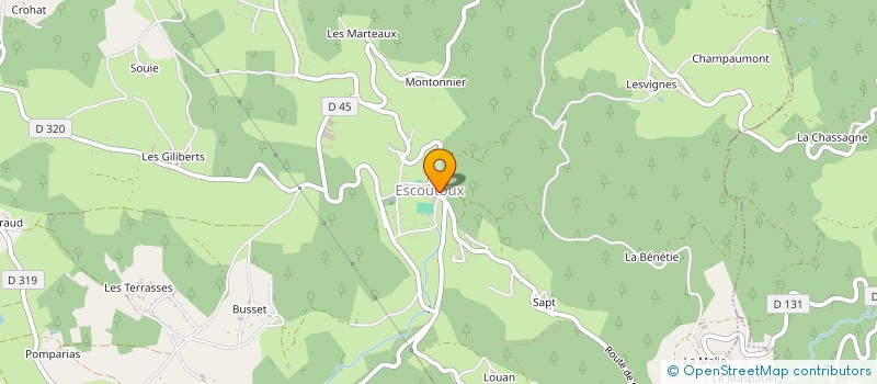 localisation de l'entreprise MONSIEUR MICHAEL CROZE  VOLLORE-VILLE