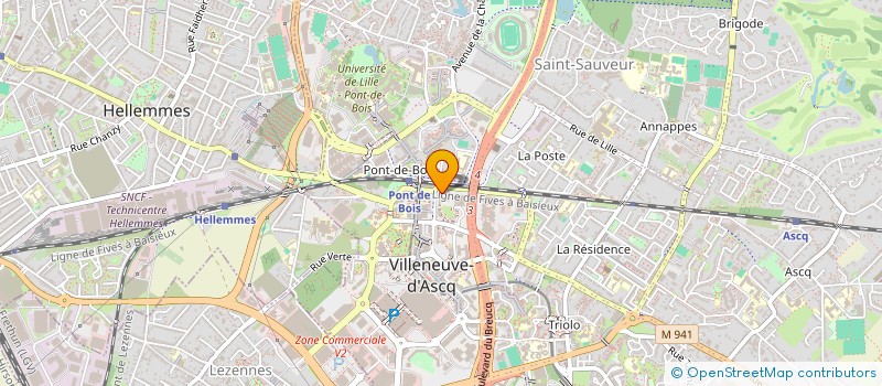 localisation de l'entreprise MONSIEUR MICHAEL CRUZ RODRIGUEZ  VILLENEUVE-D'ASCQ