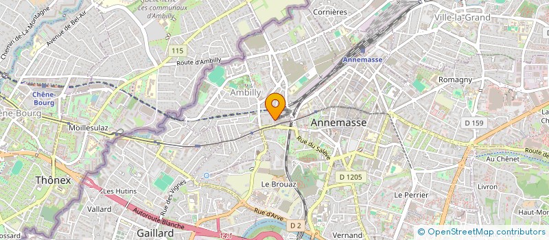 localisation de l'entreprise MONSIEUR MICHAEL CURATOLA  AMBILLY