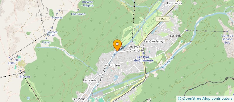 localisation de l'entreprise MONSIEUR MICHAEL CUTTING  CHAMONIX-MONT-BLANC