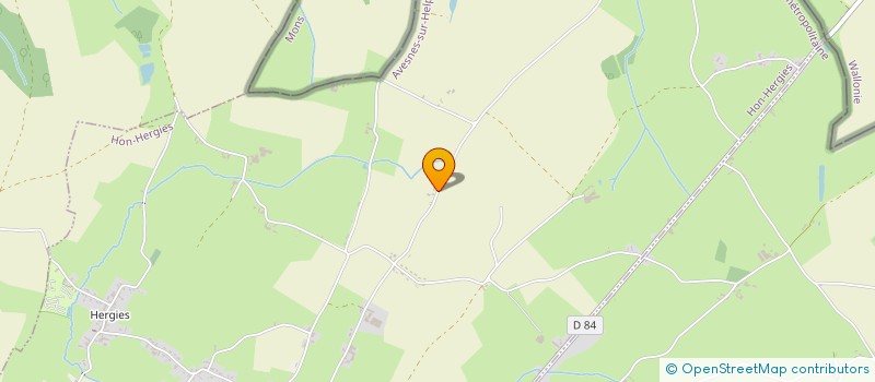 localisation de l'entreprise MONSIEUR MICHAEL CUVELIER  HON-HERGIES