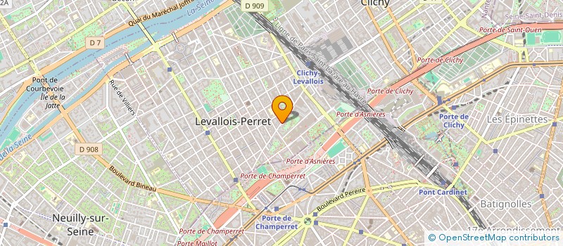 localisation de l'entreprise MONSIEUR MICHAEL DA SILVA à LEVALLOIS-PERRET