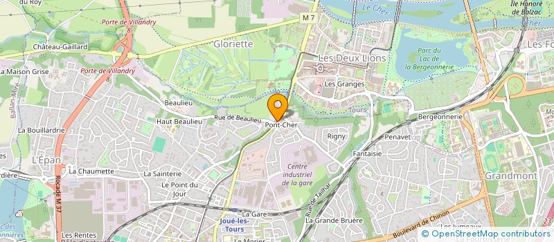 localisation de l'entreprise MONSIEUR MICHAEL DADOIT  JOUE-LES-TOURS