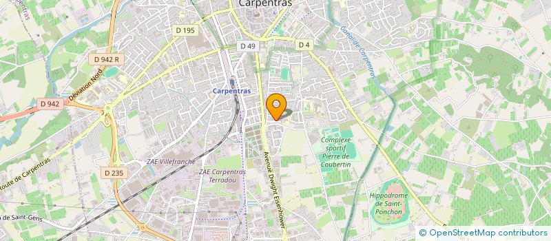 localisation de l'entreprise MONSIEUR MICHAEL DANCOISNE  CARPENTRAS