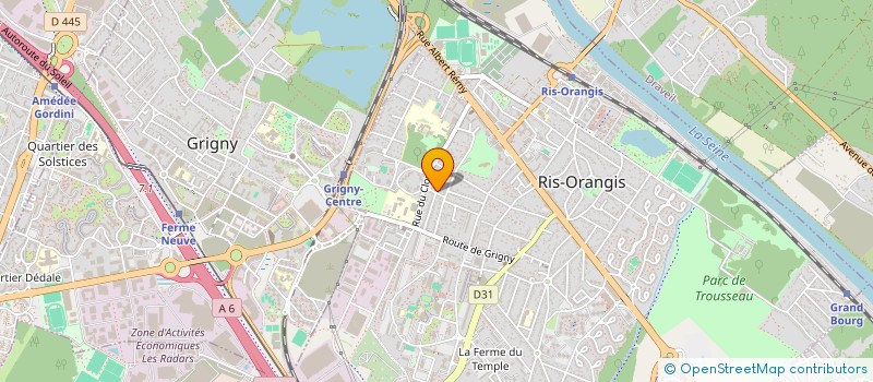 localisation de l'entreprise MONSIEUR MICHAEL DANGEROS  RIS-ORANGIS