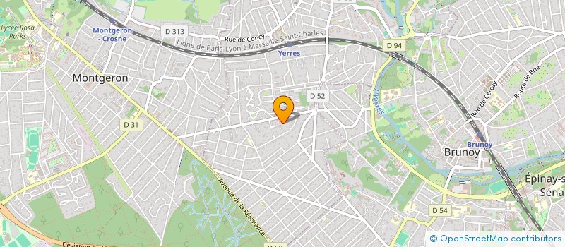 localisation de l'entreprise MONSIEUR MICHAEL DE CASTRO MACIEL  YERRES