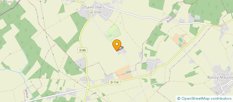 localisation de l'entreprise MONSIEUR MICHAEL DE FREITAS  SAINT-ILLIERS-LA-VILLE