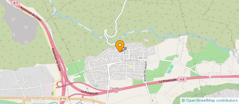 localisation de l'entreprise MONSIEUR MICHAEL DEBRET  COUDOUX