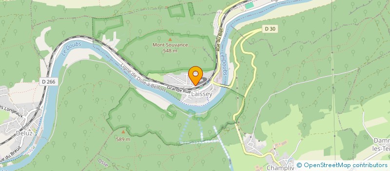 localisation de l'entreprise MONSIEUR MICHAEL DEERY  LAISSEY