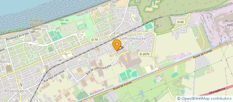 localisation de l'entreprise MONSIEUR MICHAEL DEGRAND  DUNKERQUE