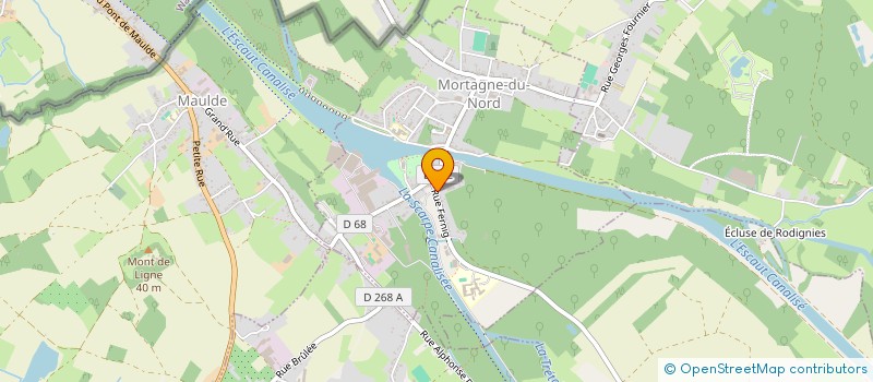 localisation de l'entreprise MONSIEUR MICHAEL DEGUIN  MORTAGNE-DU-NORD