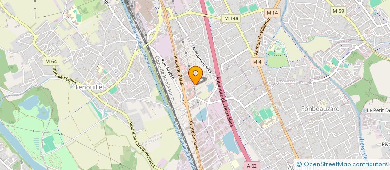 localisation de l'entreprise MONSIEUR MICHAEL DEJEAN  ST JORY