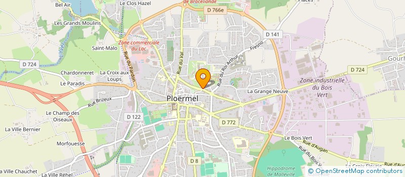 localisation de l'entreprise MONSIEUR MICHAEL DELALONDRE  PLOERMEL