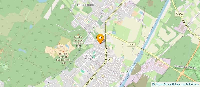 localisation de l'entreprise MONSIEUR MICHAEL DELANNOY  ESCAUTPONT