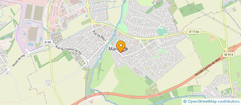 localisation de l'entreprise MONSIEUR MICHAEL DELEGUE  MARLY