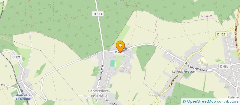 localisation de l'entreprise MONSIEUR MICHAEL DELETTRES  LABOISSIERE EN THELLE