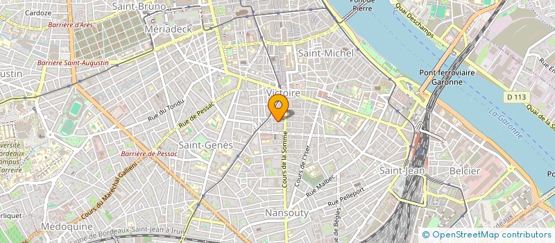 localisation de l'entreprise MONSIEUR MICHAEL DELFOSSE  BORDEAUX