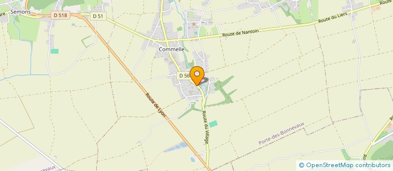 localisation de l'entreprise MONSIEUR MICHAEL DELHORME  PORTE-DES-BONNEVAUX