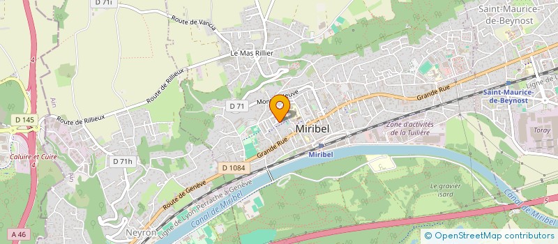 localisation de l'entreprise MONSIEUR MICHAEL DELORIS à MIRIBEL
