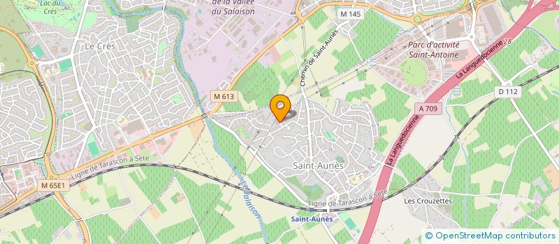 localisation de l'entreprise MONSIEUR MICHAEL DEMESSINE  SAINT-AUNES