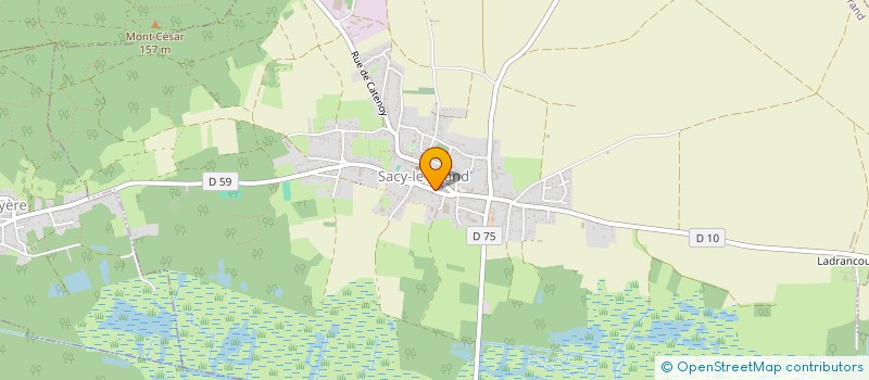 localisation de l'entreprise MONSIEUR MICHAEL DEMONCHY  SACY-LE-GRAND