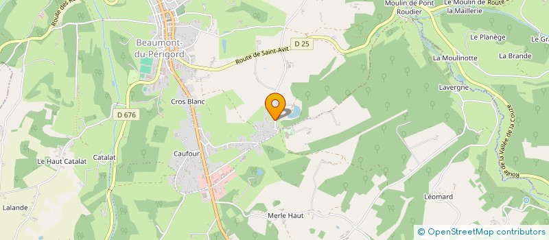 localisation de l'entreprise MONSIEUR MICHAEL DENCAUSSE  SAINT-AVIT-SENIEUR