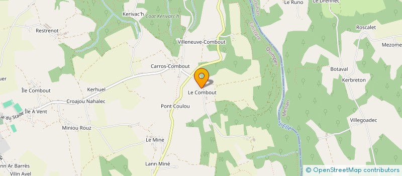 localisation de l'entreprise MONSIEUR MICHAEL DENDRAEL  QUERRIEN