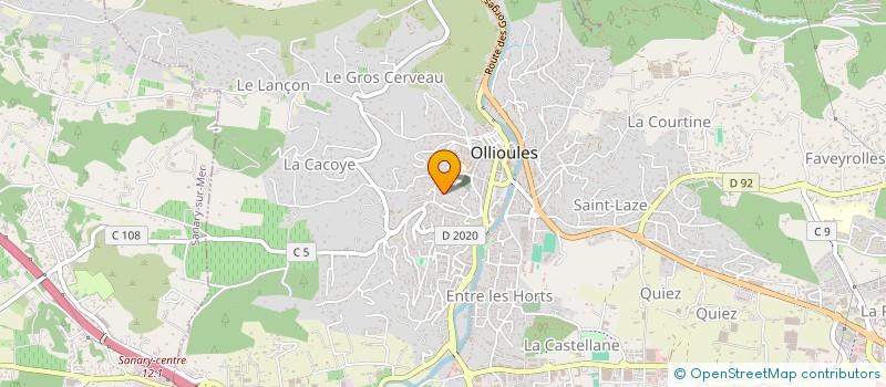 localisation de l'entreprise MONSIEUR MICHAEL DENIAU à OLLIOULES