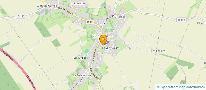 localisation de l'entreprise MONSIEUR MICHAEL DEPARIS  VIGNACOURT