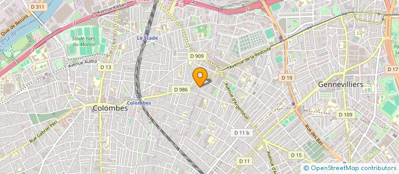 localisation de l'entreprise MONSIEUR MICHAEL DERAY à BOIS-COLOMBES