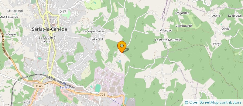 localisation de l'entreprise MONSIEUR MICHAEL DEREX  SARLAT-LA-CANEDA