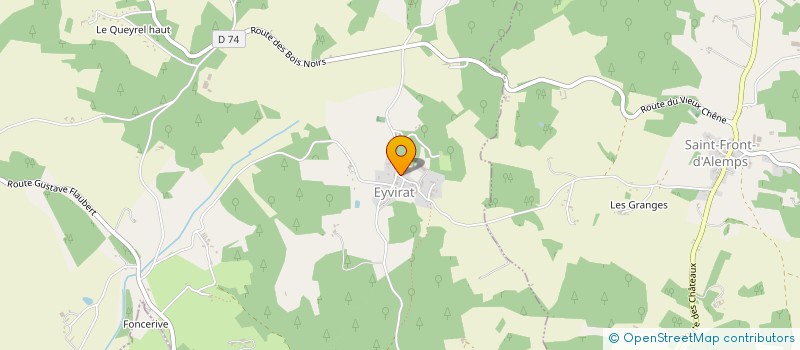 localisation de l'entreprise MONSIEUR MICHAEL DERRE  BRANTOME EN PERIGORD