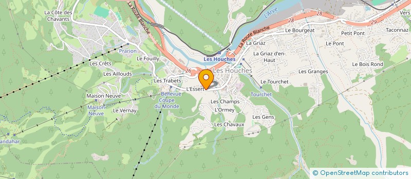 localisation de l'entreprise MONSIEUR MICHAEL DESMOND à LES HOUCHES