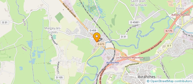 localisation de l'entreprise MONSIEUR MICHAEL DESMONTS  MARCEY-LES-GREVES